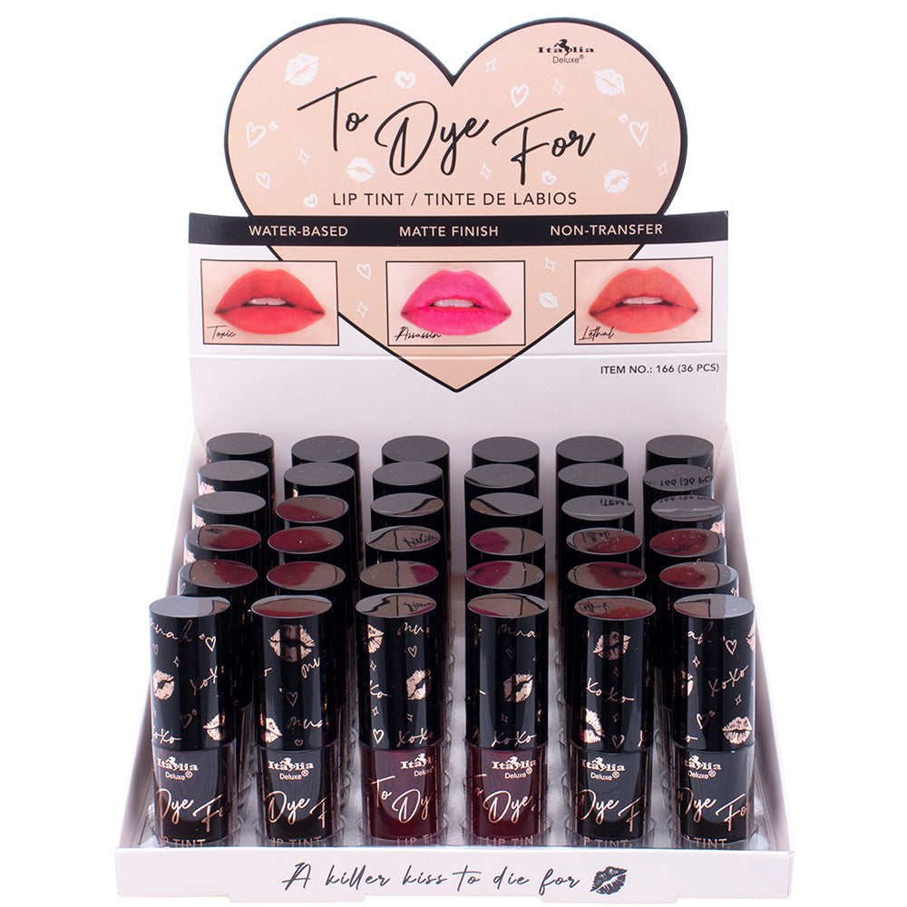 ITALIA DELUXE TO DYE FOR LIP TINT ( 36 PIEZAS) - ITALIA DELUXE