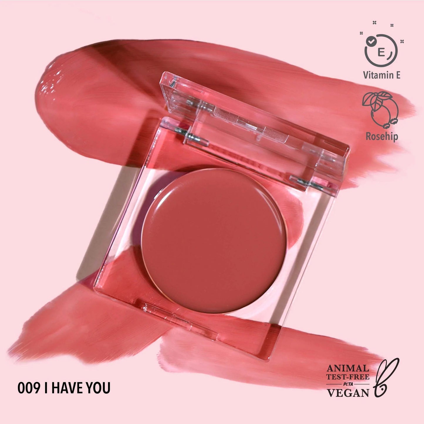 LOVEHEAT CREAM BLUSH (009, I HAVE YOU ) | MOIRA