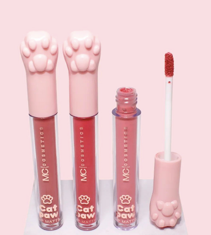 CUTE CAT PAW MATTE LIP GLOSS  GAMA DISPLAY - MC COSMETICS