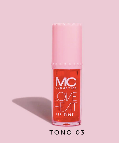 LOVE HEAT Lip Tint Display | Mc Cosmetics