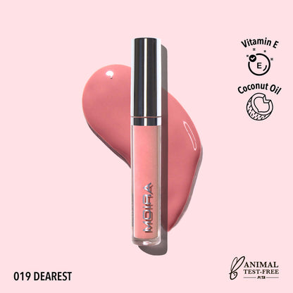 GLOSS AFFAIR LIP GLOSS (019, DEAREST)  | MOIRA