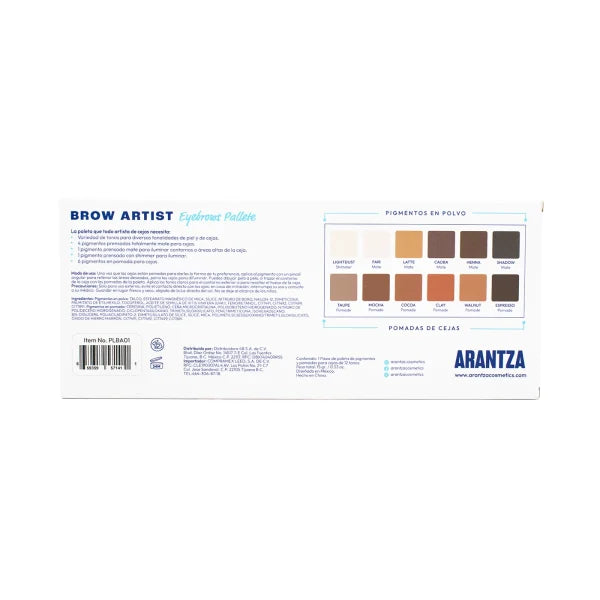 Brow Artist Paleta de Cejas | Arantza Cosmetics