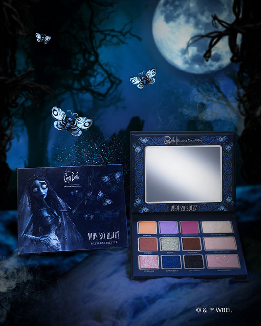 Tim Burton's Corpse Bride x Beauty Creations "Why So Blue?" Paleta Multiuso | Beauty Creations