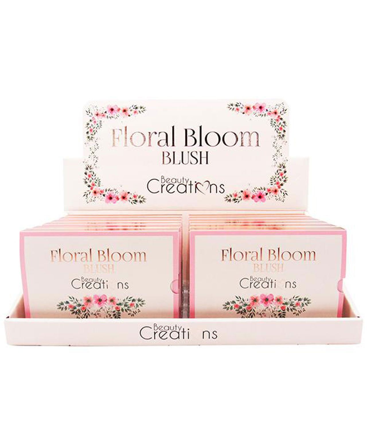 DISPLAY FLORAL BLOOM BLUSH 12 PIEZAS - BEAUTY CREATIONS