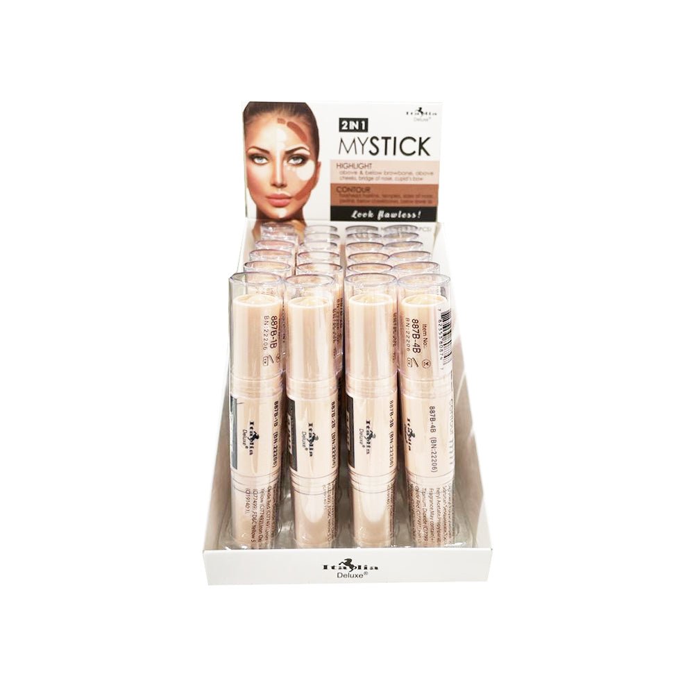 2 IN 1 MY STICK- HIGHLIGHT AND CONTOUR -ITALIA DELUXE