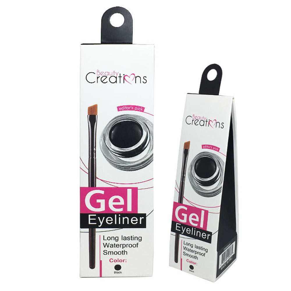 Gel Eyeliner Black (12 piezas) - Beauty Creations