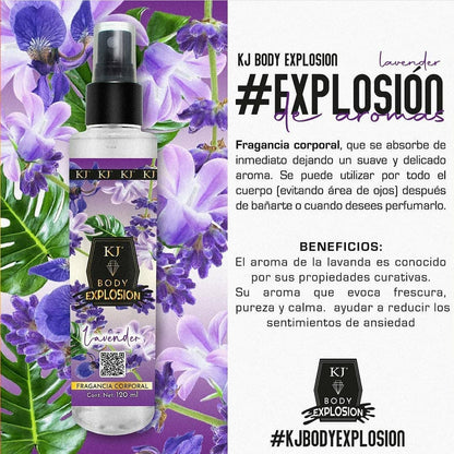 Body Explosion Lavander - Compra Maquillaje y Artículos de Belleza | Belle Queen Cosmetics